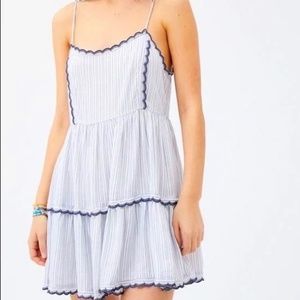 NWT Urban Outfitter navy and white dress size M